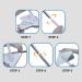 Sofeya Wall Mop Cleaner with Long Handle - Triangle Mop with Extension Pole for Walls, Ceilings, Windows - 3 Replacement Pads Included - Wet & Dry Use - Buy Online on GoSupps.com