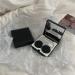 Buy Miedeon Contact Lens Container Set - 4 Travel Cases with Mirror | Mini Accessories for Contact Lenses (Black) - Ideal for Easy International Shipping - Buy Online on GoSupps.com