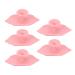 Silicone Exfoliating Lip Brush 5 PCS Deep Cleaning Portable for Travel Silicone Exfoliating Lip Brushes with Sucking Cup Bendable Soft Lip Scrubbers Deep Cleaning Exfoliating