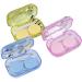 Mobeon contact lens container 4 pieces of contact lens container Cute contact lenses Etui portable travel contact lens container contact lens dinner screw closure storage travel different colors