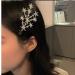 fdsmall Hair Clips Star Rhinestone Hair Clips Rhinestone Duckbill Clips Duckbill Hairpins Hair Accessories for Women Girls Hair Styling Accessories (Gold)