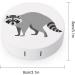 Raccoon Round Case For Contact Lens Kit Storage Box with Mirror Printed - Buy Online on GoSupps.com