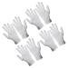 Beatifufu 12 Pairs Protective Marching Grip for Work Stretch Special Formal Tape Dispenser Jewelry Touch Gardening White