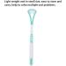 Coated Tongue Scraper - Ergonomic Mouth Care Device for Bacteria Removal | Food-Safe Non-Slip Design - Buy Online on GoSupps.com