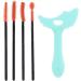 Mascara Shield Applicator - Silicone Mascara Shield Stencil | Heart-Shaped Design Eye Makeup Tool for Night Out Party Daily Use Dating Green + Eyelash Brush - Buy Online on GoSupps.com