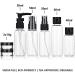 Travel Bottles Set - Leak-Proof TSA Approved Toiletry Accessories with Bag - 12-in-1 for Women/Men - Buy Online on GoSupps.com