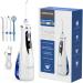Water Silk Teeth Cleaner - Cordless Oral Shower Electrical Dental Floss with 4 Jet Tips 240ml Tank USB Rechargeable for Travel & Home - White V400 Plus - Buy Online on GoSupps.com