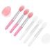DOITOOL 2 Sets Lip Stick Dust Cover Make up Kit Lip Makeup Stick Lipstick Brush Convenient Silicone Lip Mask Brush Lady Tools Makeup Tool Silica Gel Miss Brush Tool To Sleep