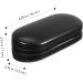 Partykindom 2-in-1 Double-Layer Glasses Case & Contact Lens Etui - Stylish PU Leather Travel Container for Colored Lenses - Black 16x7x5.5cm - Buy Online on GoSupps.com