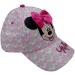 Disney Girls' Minnie Mouse Baseball Cap with 3D Bow, Curved Brim, and Strap Back | Minnie Mouse Hearts Design | Ages 4-7 - Buy Online on GoSupps.com
