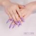 dijiusidy 1 Set False Nails Long Press Scratch-resistant Nail Tips Artificial Fingernails DIY Accessories for Women Girls Beginners SM171978 Purple - Buy Online on GoSupps.com