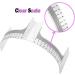  siduytin Eyebrow ruler set eyebrow stamping rulers precise scale stencils for professionals and beginners - Buy Online on GoSupps.com