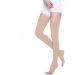 Compression Thigh High Socks 20-30 mmHg with Silicone Band - Nude, Large - Buy Online on GoSupps.com