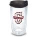 Tervis Charleston Cougars Logo Tumbler with Emblem and Black Lid 16oz, Clear 16oz Clear