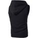Men's Sleeveless Hooded Tank Top - Lightweight Workout Vest for Bodybuilding - Black, Large - Buy Online on GoSupps.com