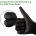 Nitrile Disposable Gloves Pack of 100  Latex Free Safety Working Gloves for Food Handle or Industrial Use Black- Medium - Buy Online on GoSupps.com