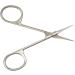 Cuticle Scissors Extra Fine Curved Small Scissors Multi-Purpose Professional Beauty Scissors for Men Women Eyebrow Scissors Eyelash Scissors Trimming Toe Nail Scissors (Straight Tip) Silver Cuticle Straight - Buy Online on GoSupps.com