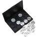 HAPINARY 3pcs 15 Empty Cosmetic Case Travel Cosmetic Case Cosmetic Cases for Traveling Empty Makeup Silver - Buy Online on GoSupps.com