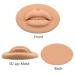 5D Open Mouth Silicone Lips Practice Skin - Light Brown | Flexible Model for Permanent Makeup Artists - 2022 Upgrade - Buy Online on GoSupps.com