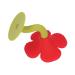 Rose Red Baby Teething Toy for Pain Relief | Easy-to-Grasp Teether with Ergonomic Handle for Chewing - Buy Online on GoSupps.com