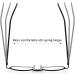 Kokobin Flexible Metal Reading Glasses | Unisex Feather-Hinge Visual Aid | 4-Pack +2.5 Dioptria with Glasses Case - International Shipping Available - Buy Online on GoSupps.com
