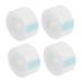 Ipetboom 4 Rolls Lash Book Organizer Plastic Tape Duct Tape Clear Eye Lift Strip Clear Duct Tape Sandwich Container Satin Wig Bag Medical Tape Eyelid Tape Girl White Double Eyelid Sticker 914x2.5cm White