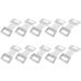 10Pcs/ Bag White Replacement Elastic Bandage Stretch Wrap Metal Clips Fastening Clips Hooks Adhesive Bandages Health and Household Bandages and Bandaging Supplies