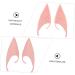 Homoyoyo 5 Pairs Artificial Elf Ears - Fairy Pixie Elf Ear Headpiece in Soft Pink TPR Glue - Holiday Decorative Ears - Buy Online on GoSupps.com
