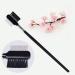 Buy 2Pcs Eyebrow Brush & Metal Teeth Eyelash Comb - Perfect Makeup Grooming Tool for Eyelash Extensions & Eyebrow Shaping - International Shipping Available - Buy Online on GoSupps.com