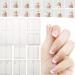 1Sheet French Nail Stickers Manicure Nail Art Stencils Nail Art Sticker 3-in-1 Guide Stickers Self-adhesive Sticker Tips For Manicure DIY Nail Art Tools - Buy Online on GoSupps.com