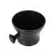 Shaving Bowl 2 Colors Plastic Shaving Soap Bowl Ideal Men's Foam Cream Bowl for Home (Black)