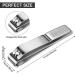 Bonkshire Toenail Clippers Toenail Clippers with Straight Stainless Steel Nail Clippers for Men and Women Thick Nails 6 Pieces Silver - Buy Online on GoSupps.com