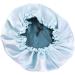 ABOOFAN Silk Satin Bonnet Night Cap for Women - Blue Satin Wide Band Hair Turban for Beauty and Care - Buy Online on GoSupps.com