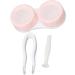 Anggrek Pink Portable Contact Lens Box Set - Complete & Eco-Friendly Storage Solution with Tweezers - Buy Online on GoSupps.com