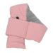 Heated neck warmer USB 3 temperature levels washable quickly heated electrically heated scarf for sore muscles windproof cold resistant (pink)