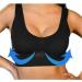 Longtuohai Women s Seamless Push-Up Sports Bra | V-Neck Padded Bralette for Yoga & Fitness | Soft Sleep BH in Black - 4XL - Buy Online on GoSupps.com