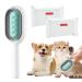 Animal hair removal ridge with water tank cleaning brush for animal hair with dry towels Essence fluid cat brush dog brush pets animal hair remover with water tank for remove hair with 2PCs dry towels long-haired green