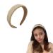 Wide braided straw headband for women coarse rattan stirring band woven hair band for women and girls briaid headbands non-slip thick hair band hair accessories bohemian headband