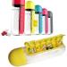Buy Lucky Bamboo 2 in 1 Daily Medicine Box & Sports Water Bottle - 7 Days Pill Organizer (Yellow) for International Shipping - Buy Online on GoSupps.com