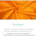 Joy Walker Hi-Visibility Waterproof Backpack Rain Cover | XXL Blaze Orange Reflective Strap | Anti Slip Buckle | for Hiking, Camping, Traveling, Cycling - Buy Online on GoSupps.com