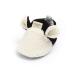 LACOFIA Baby Boys Girls Anti-Slip Soft Sole Winter Warm Booties 6-12 Months White