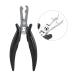 Hair Extension Pliers, Professional Stainless Steel Clamp Pliers Microring Opener Tool with Non slip Handle for Micro Beads Hair Extension Removal