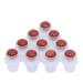 Furnido 10 Pack Natural Crystal Stones Roller Balls For Essential Oils Use of Standard 5ml 10ml Replacement Rollers Balls Essential Oil Roller Bottles Polished Gemstone With Plastic Insert Red Jasper
