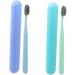 Buy FRCOLOR 4 Pcs Soft Toothbrush Set - Travel-Friendly Super Soft Adult Toothbrushes with Portable Case - Ideal for International Shipping - Buy Online on GoSupps.com