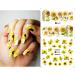 CHANGAR Sunflower Nail Stickers Floria Flower Bee Water Transfer Nail Decals Spring Summer Series Nail Decorations Manicure Tips 12 Sheets Nail Tips DIY Toenails Nail Art Decorations Accessories - Buy Online on GoSupps.com