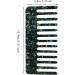 2 Pcs Wide Tooth Detangling Combs for Curly Hair - Tortoiseshell Green - Buy Online on GoSupps.com