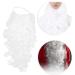White Wig Beard - 80cm High Temperature Wire Santa Claus Wig for Christmas Party Cosplay - Buy Online on GoSupps.com