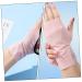 FOMIYES 2 Pairs Ice Silk Nail Gloves nail care gloves nail art fingerless gloves anti gloves nail art supplies anti-uv fingerless gloves UV gloves Nylon Miss Accessories - Buy Online on GoSupps.com