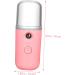 BUTIFULSIC 1pc Air Moistener Nano Facial Mister Handheld Face Steamer Spa Face Humidifier Aromatherapy 14.5*4cm Pink - Buy Online on GoSupps.com