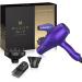 Wazor Lightweight Hair Dryer with Diffuser - Negative Ionic 1875W Professional Blow Dryer 2 Speed 3 Heat Settings Cool Shot - Purple 3 Piece Set - International Shipping Available - Buy Online on GoSupps.com
